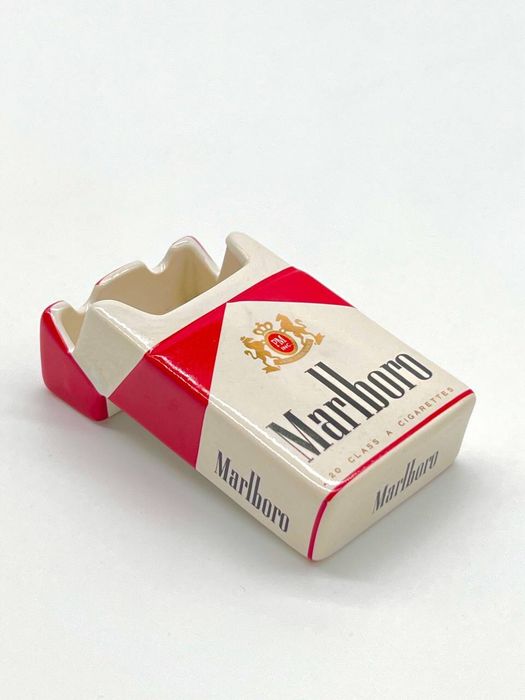 Vintage 1990 Vintage Marlboro Ceramic Ashtray Retro Rare Grailed