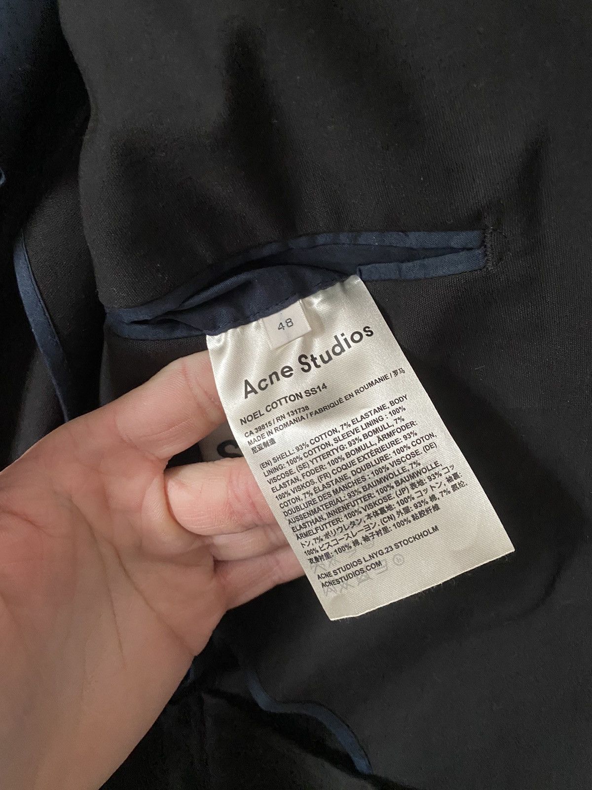 Acne Studios × Vintage Acne Studios luxury blazer size 48 Size 48S - 4 Thumbnail