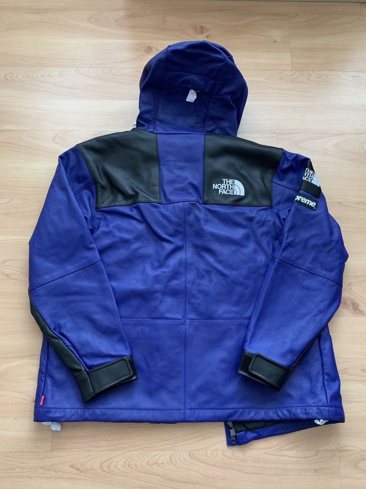 Supreme The North Face leather mountain parka royal medium