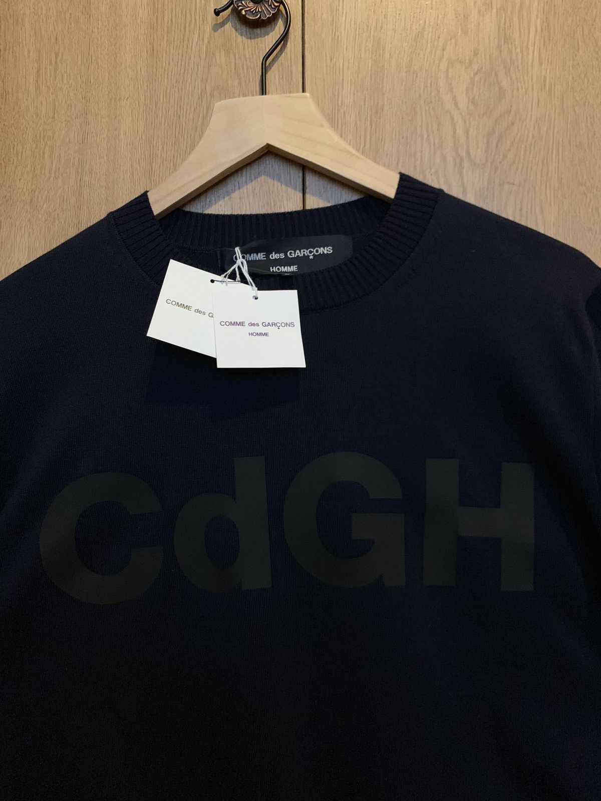 Comme des Garcons Homme Plus Comme Des Garçons Homme Navy Logo Sweatshirt Sweater Size US S / EU 44-46 / 1 - 3 Thumbnail