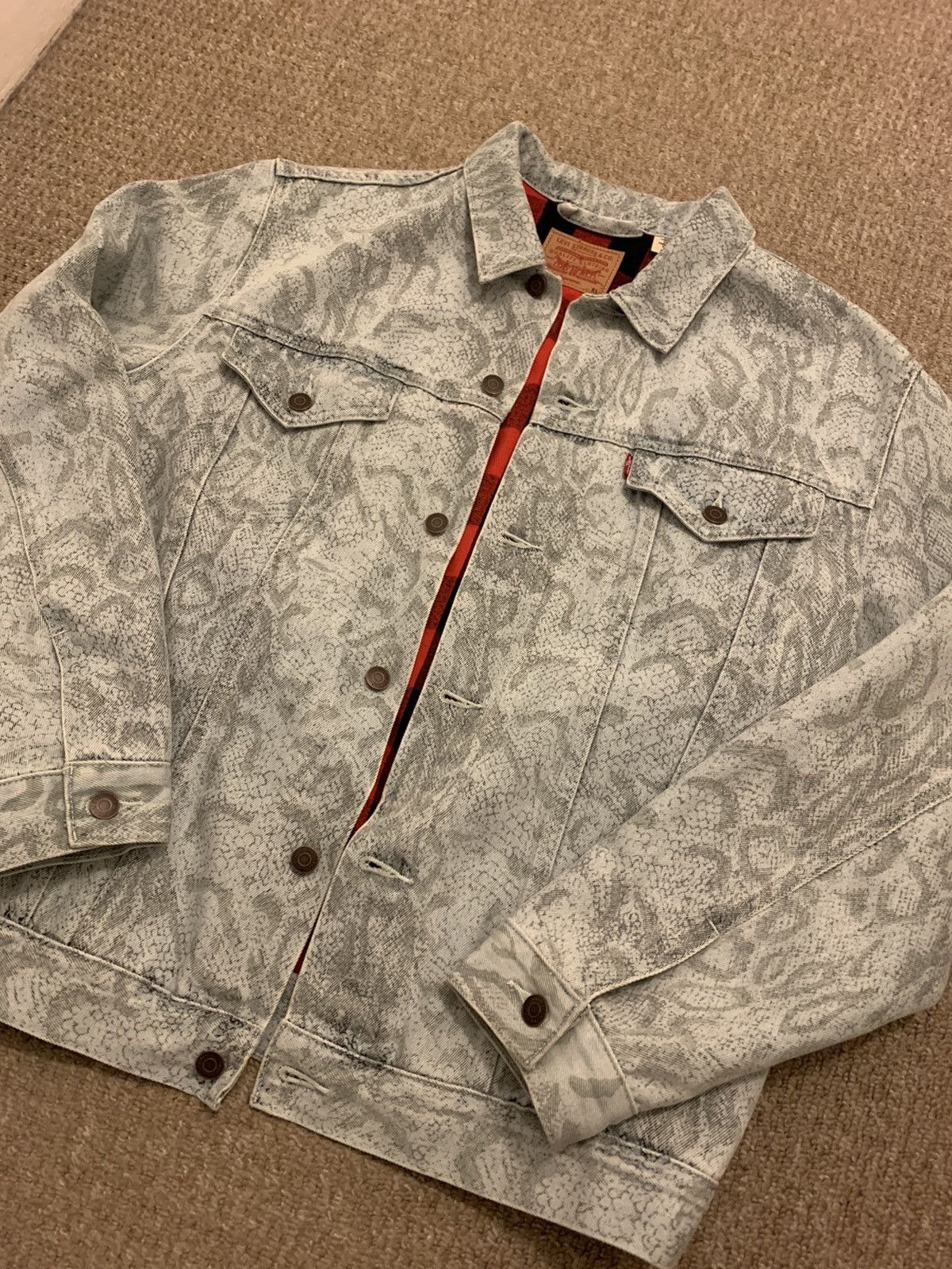 Supreme Levis Snakeskin | Grailed