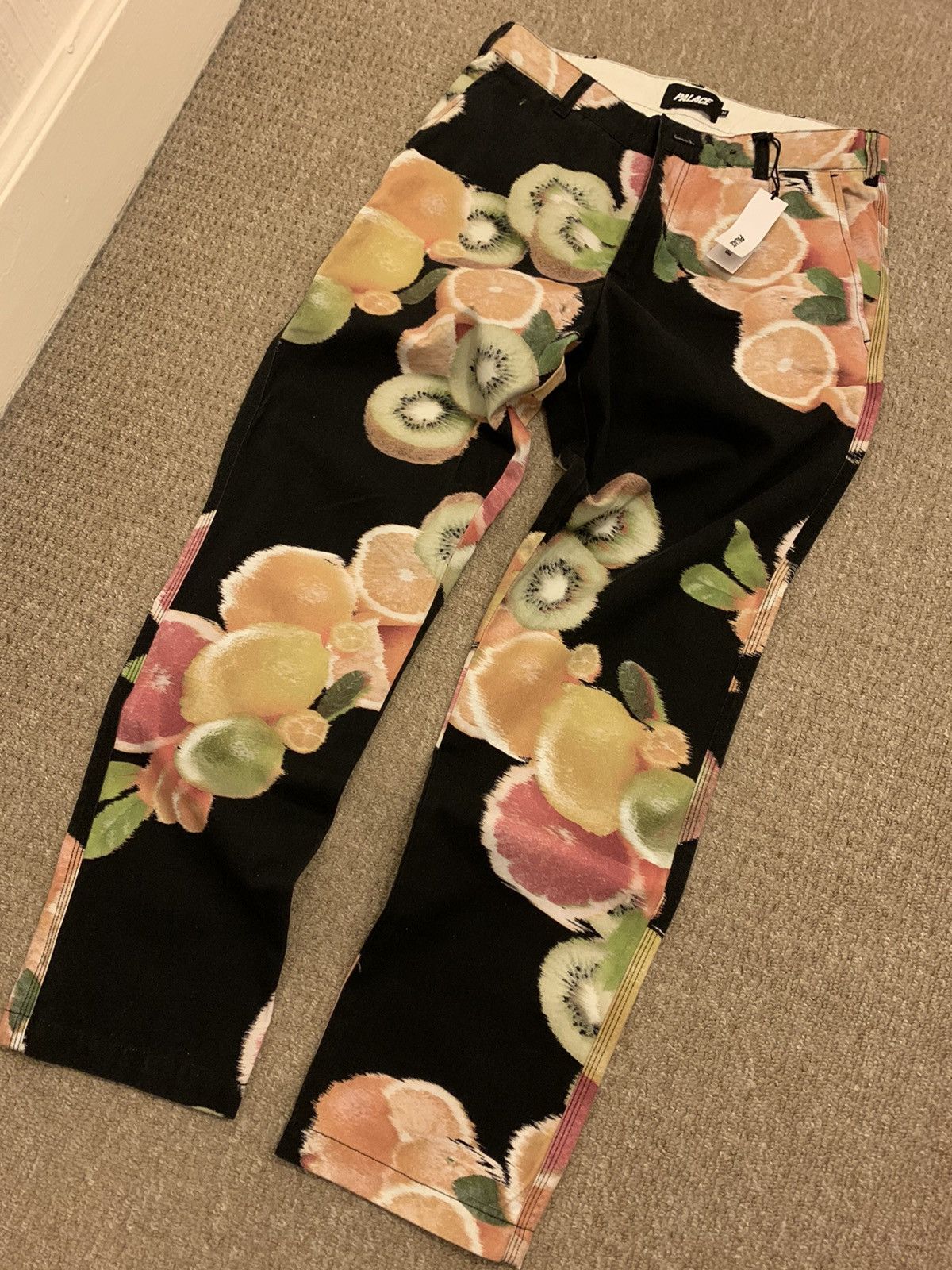 Palace Skateboards ワークパンツ ブラック 32 PALACE（パレス） × CARHARTT WIP カーハート ワークインプログレス