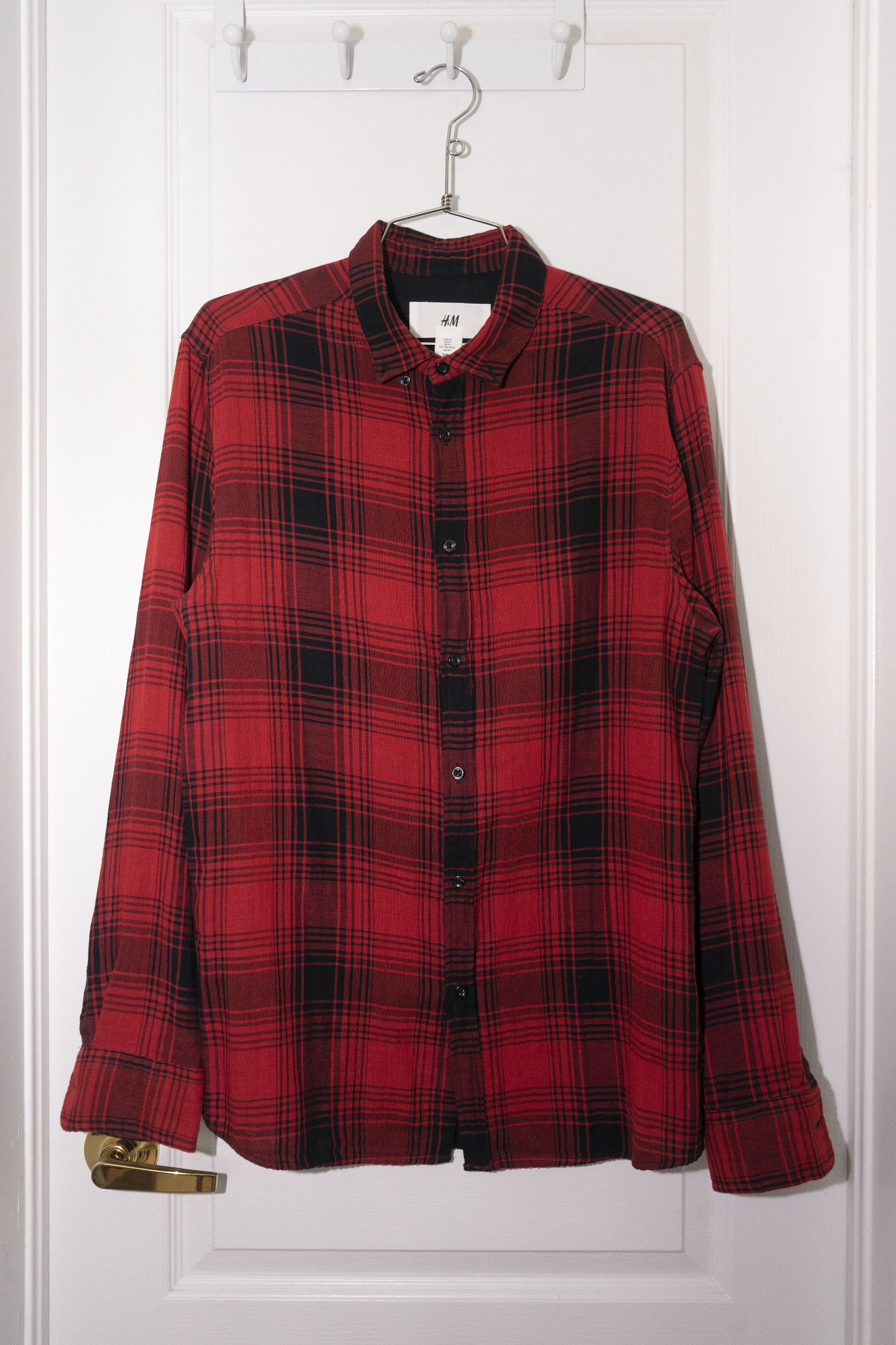 H&M Double-Layered Lightweight Flannel Button-Up Size US M / EU 48-50 / 2 - 2 Thumbnail