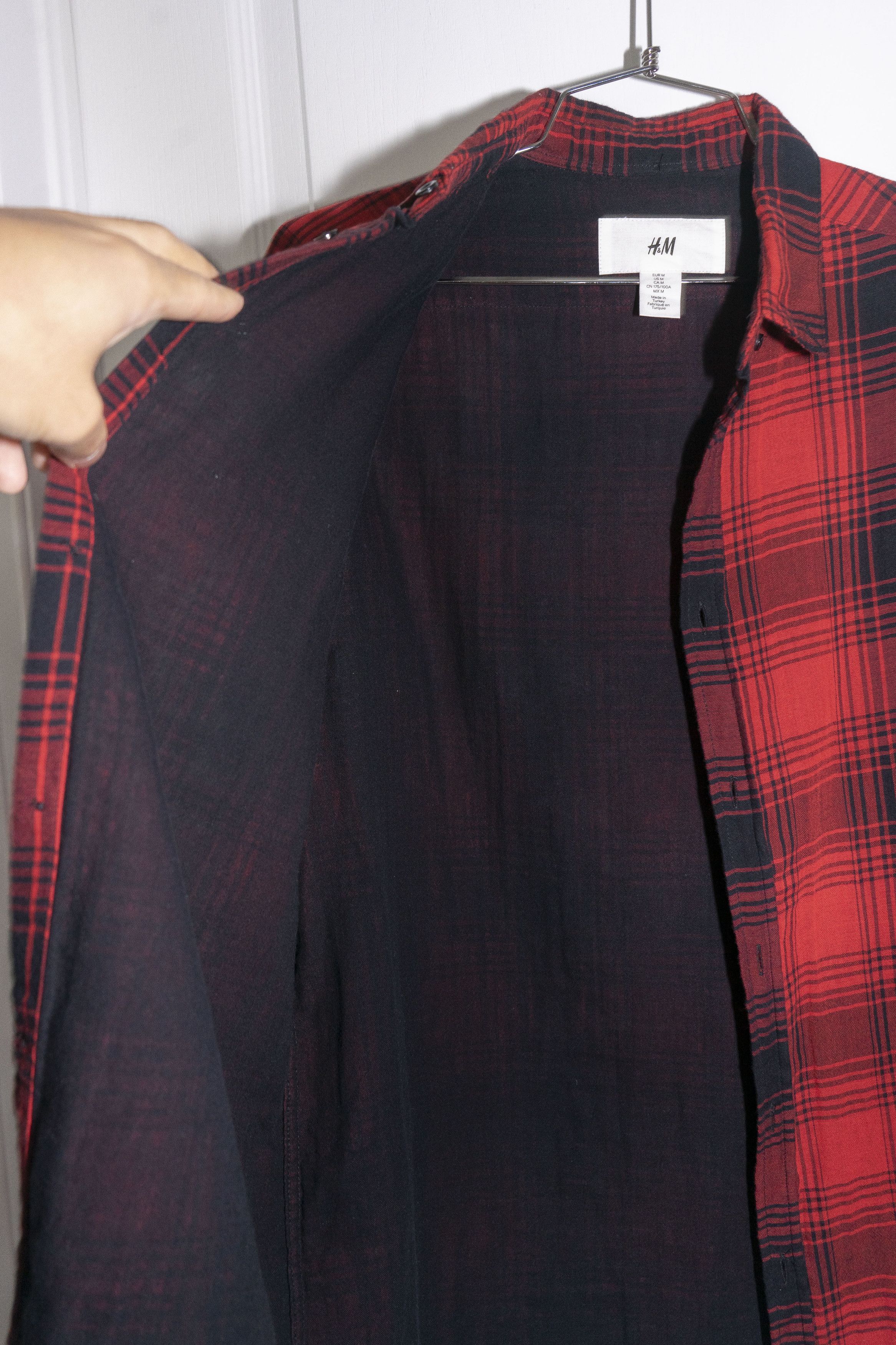 H&M Double-Layered Lightweight Flannel Button-Up Size US M / EU 48-50 / 2 - 6 Thumbnail