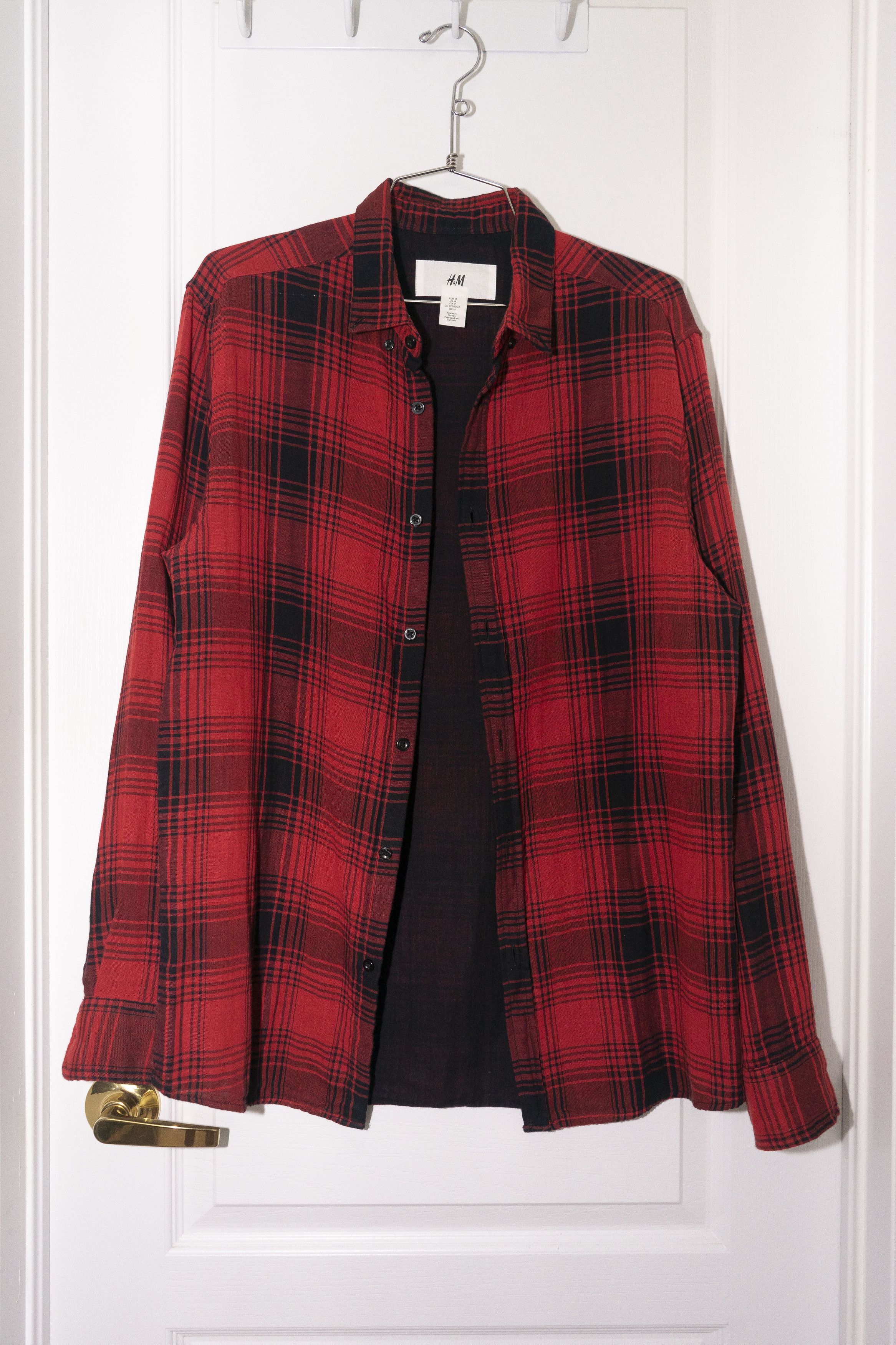 H&M Double-Layered Lightweight Flannel Button-Up Size US M / EU 48-50 / 2 - 1 Thumbnail