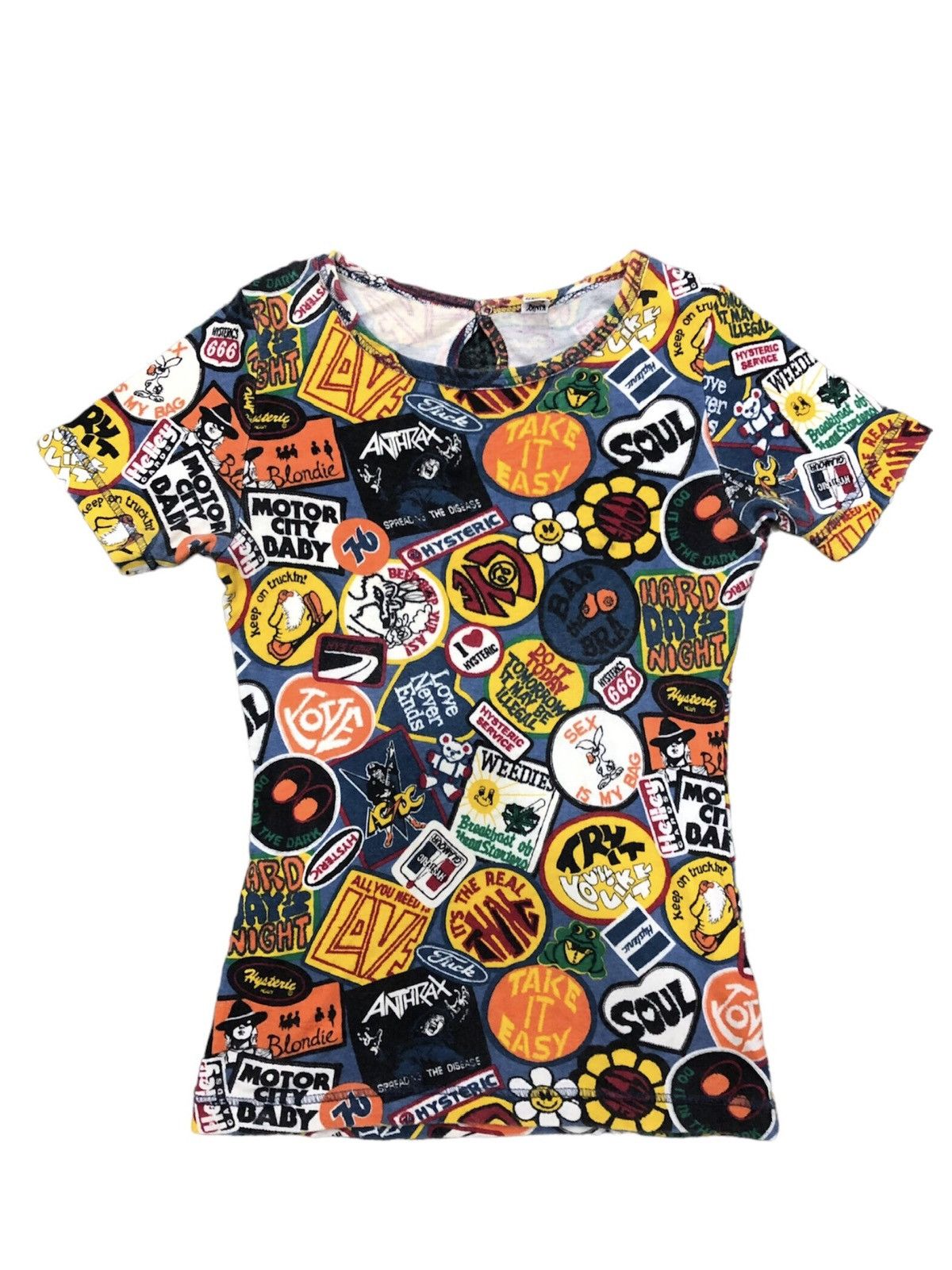 Hysteric Glamour Hysteric Glamour Grunge Pops Full Prints Shirt Size US XXS / EU 40 - 2 Thumbnail