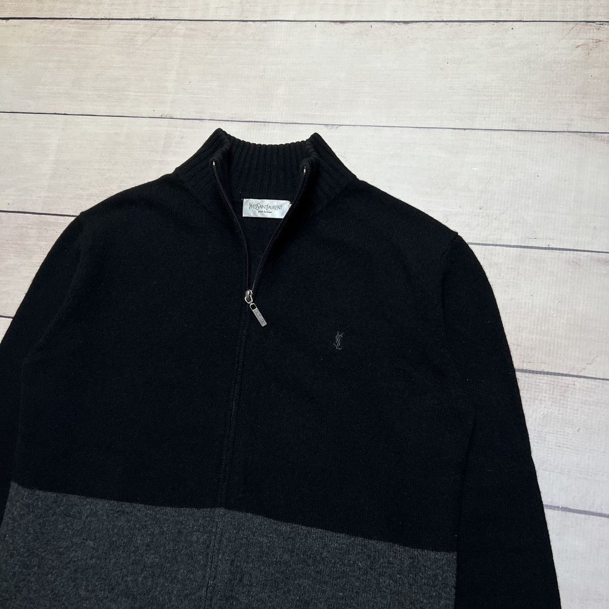 Yves Saint Laurent Yves Saint Laurent Zip Knitwear Sweater Wool Size US M / EU 48-50 / 2 - 3 Thumbnail