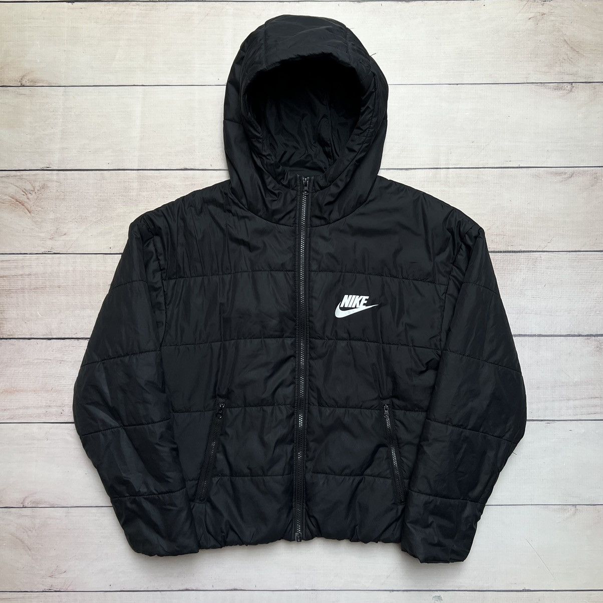 Nike Nike Jacket Swoosh Black Size XS / US 0-2 / IT 36-38 - 2 Thumbnail