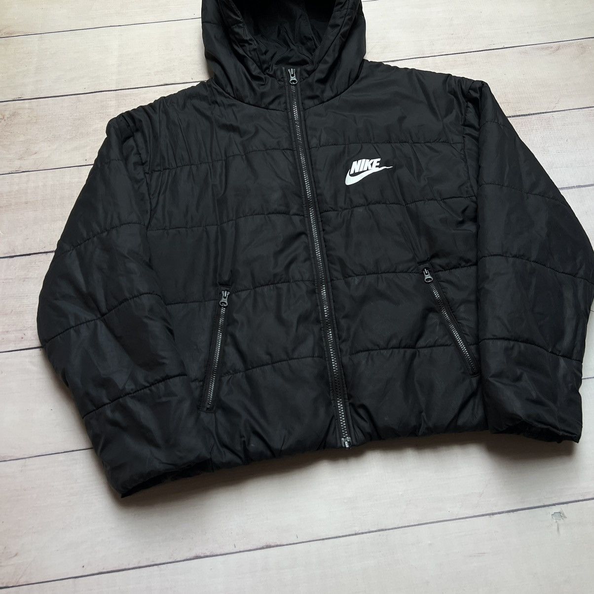 Nike Nike Jacket Swoosh Black Size XS / US 0-2 / IT 36-38 - 3 Thumbnail