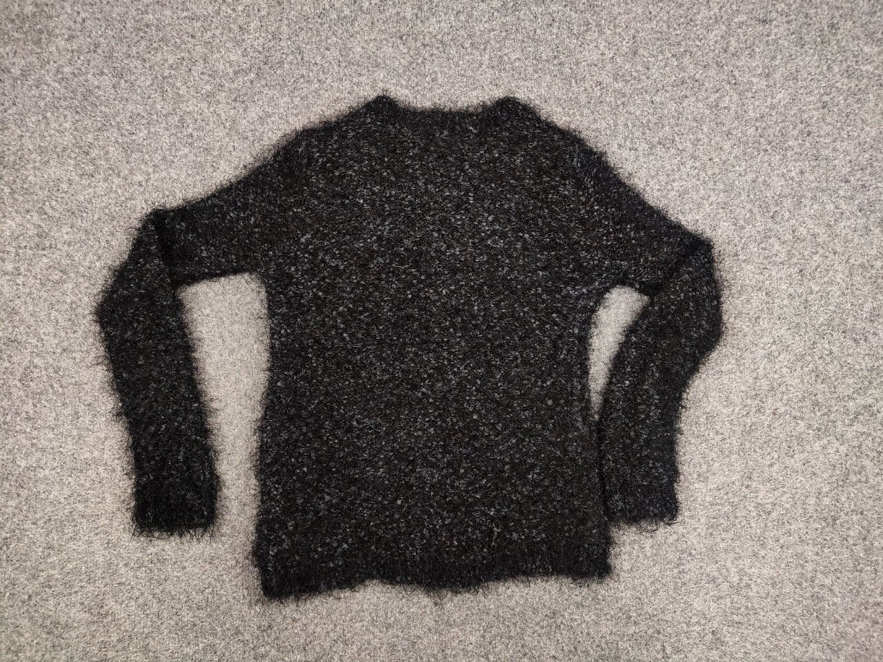 Japanese Brand Vintage 90's Japanese Black Mohair Style Fuzzy Sweater Size US S / EU 44-46 / 1 - 13 Thumbnail