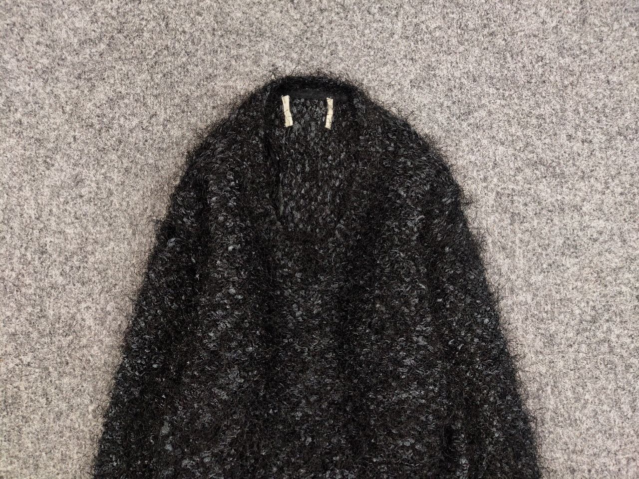 Japanese Brand Vintage 90's Japanese Black Mohair Style Fuzzy Sweater Size US S / EU 44-46 / 1 - 6 Thumbnail