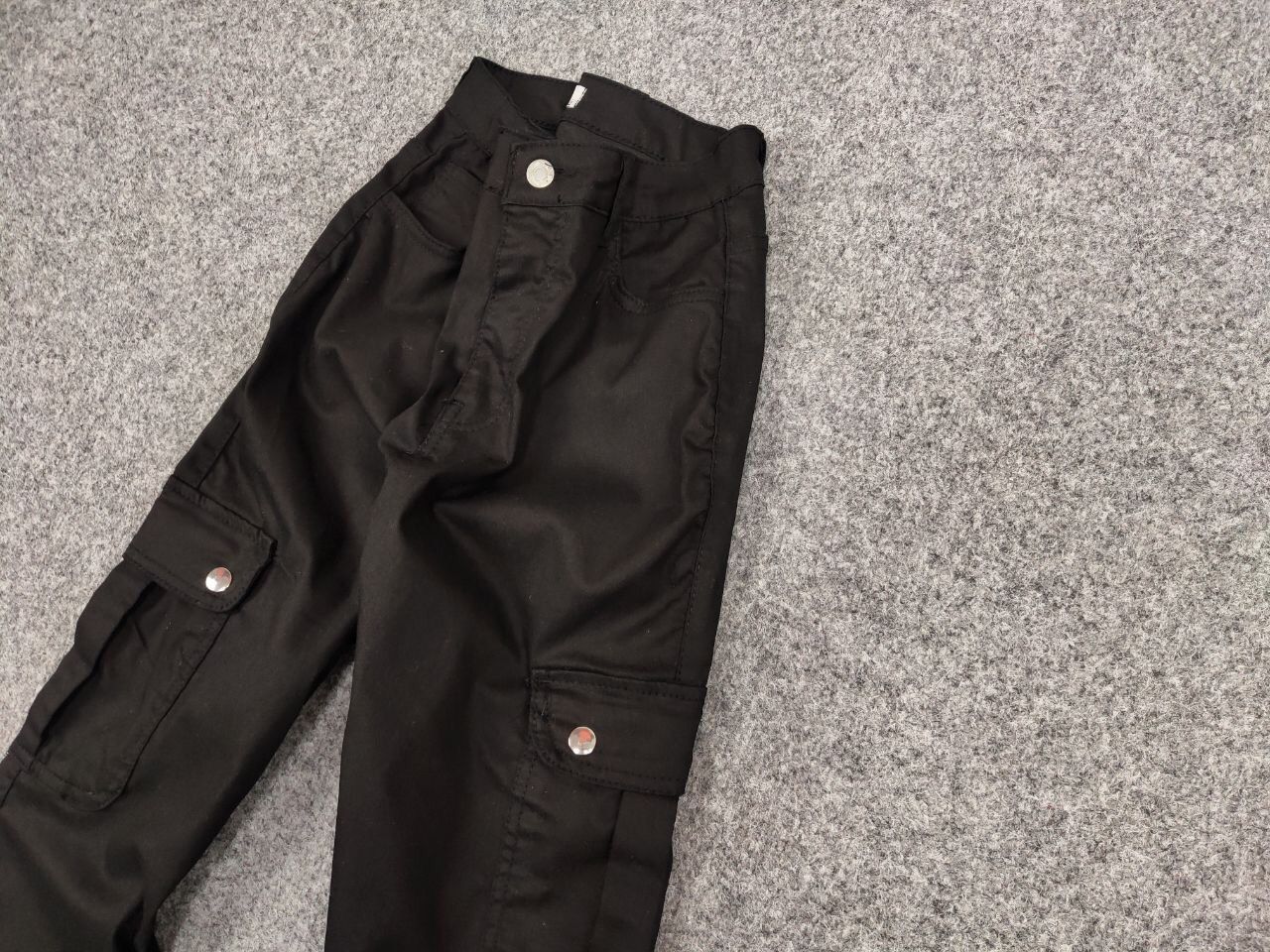 Japanese Brand Vintage 90's Japanese Trendy Flared Cargo Trousers Pants Size 30" / US 8 / IT 44 - 4 Thumbnail