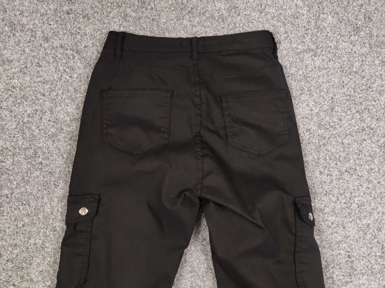 Japanese Brand Vintage 90's Japanese Trendy Flared Cargo Trousers Pants Size 30" / US 8 / IT 44 - 15 Thumbnail