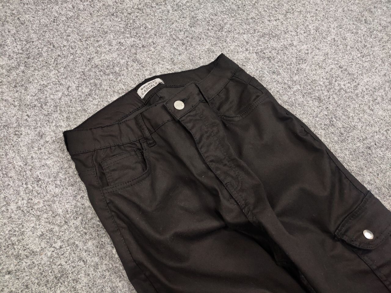 Japanese Brand Vintage 90's Japanese Trendy Flared Cargo Trousers Pants Size 30" / US 8 / IT 44 - 11 Thumbnail