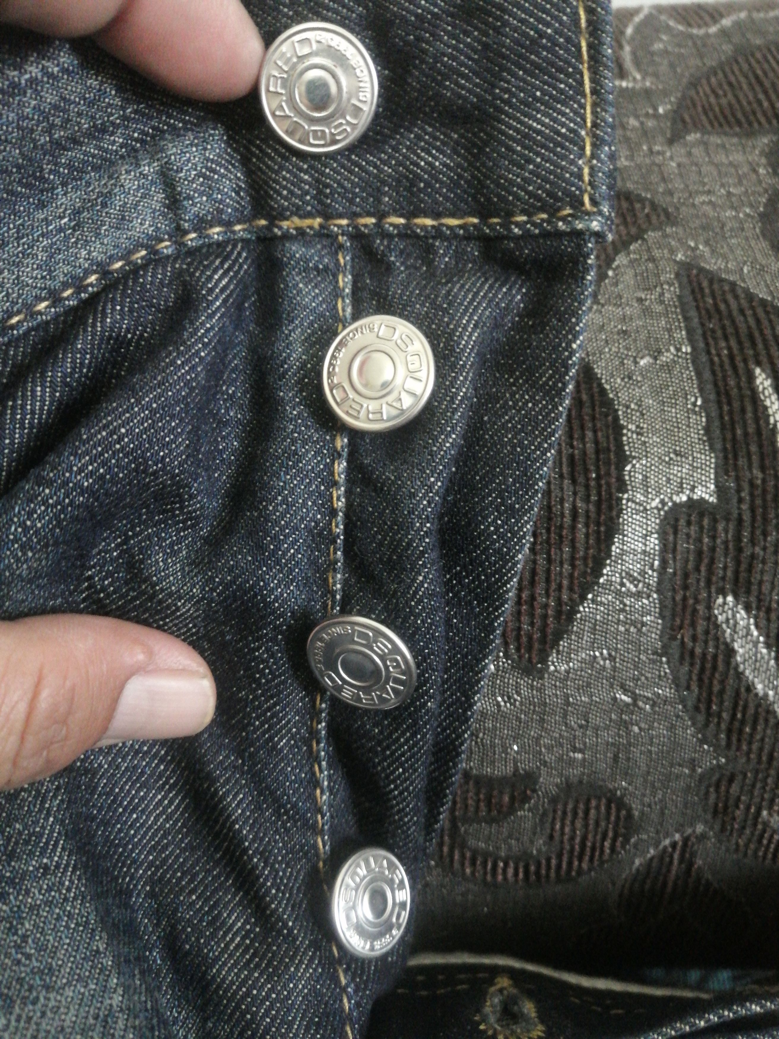 Designer × Dsquared2 Dsquared2 button fly denim jeans Size US 31 - 17 Thumbnail