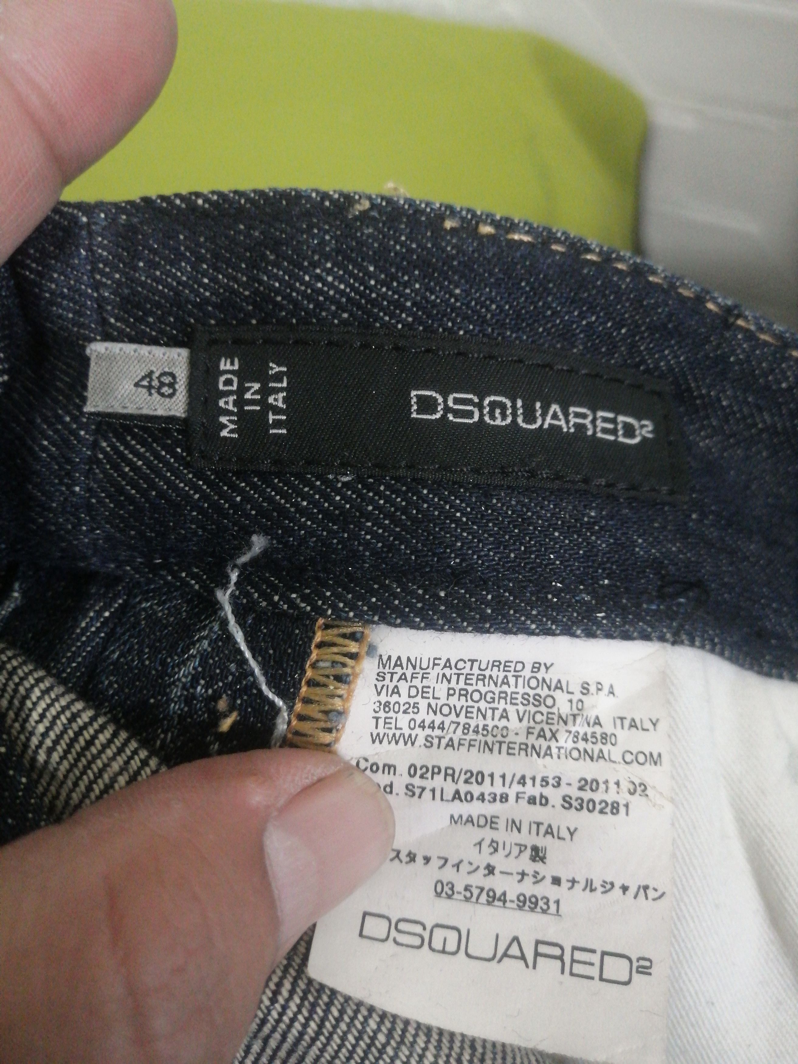 Designer × Dsquared2 Dsquared2 button fly denim jeans Size US 31 - 12 Thumbnail