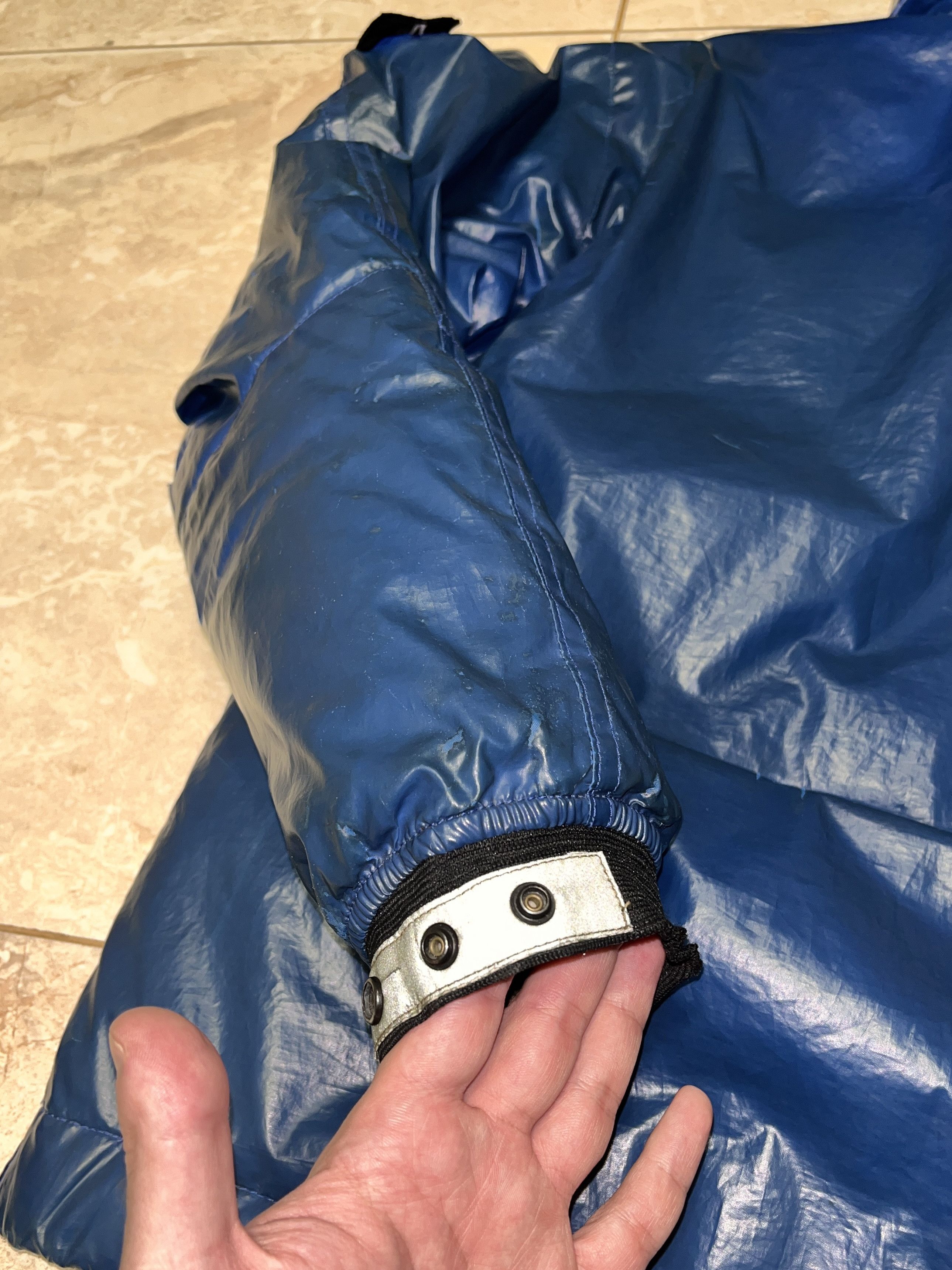 Stone Island × Vintage 2010 ARCHIVE STONE ISLAND NAVY GOOSE DOWN ICE JACKET Size US L / EU 52-54 / 3 - 11 Thumbnail