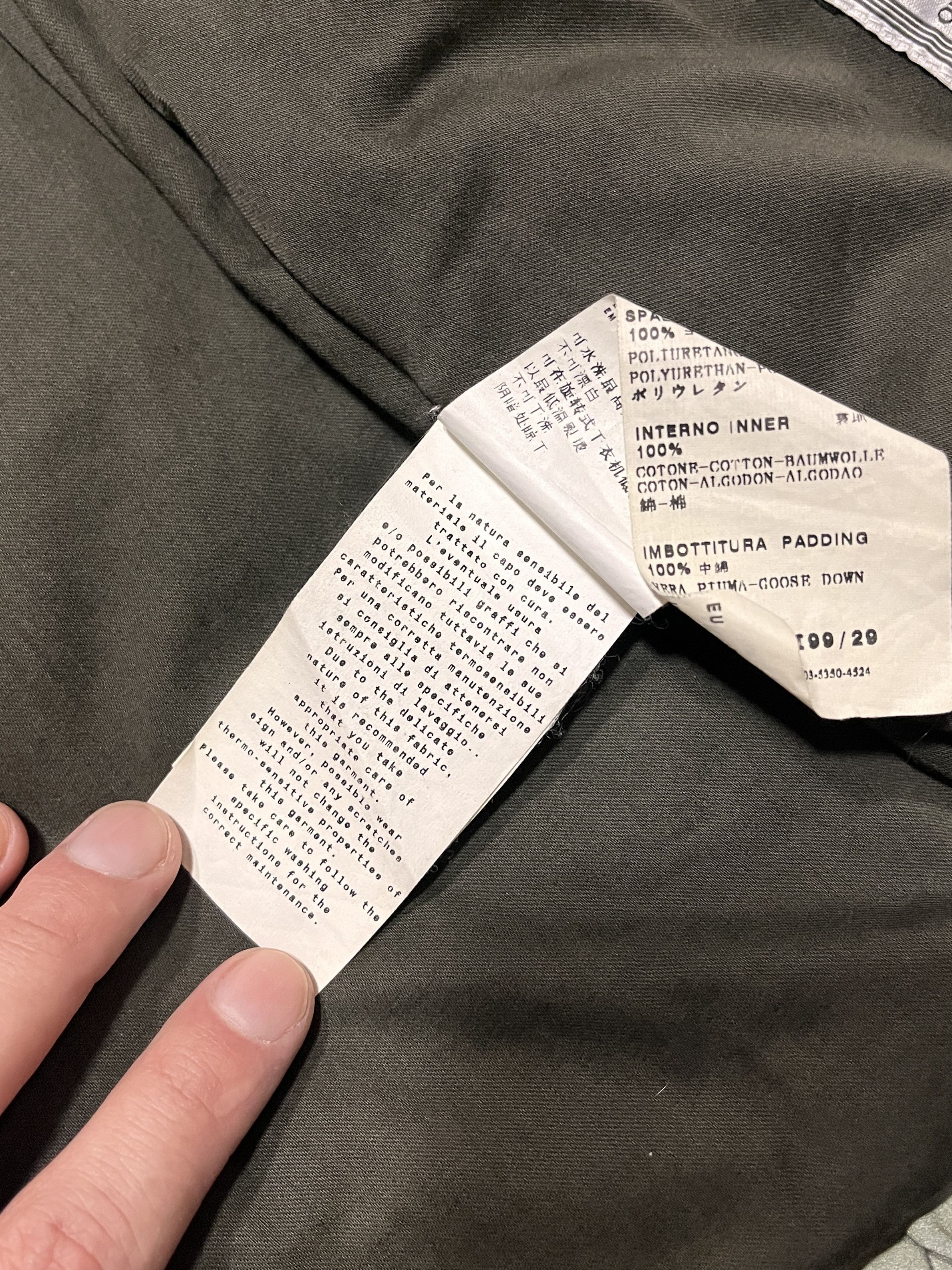 Stone Island × Vintage 2010 ARCHIVE STONE ISLAND NAVY GOOSE DOWN ICE JACKET Size US L / EU 52-54 / 3 - 18 Thumbnail