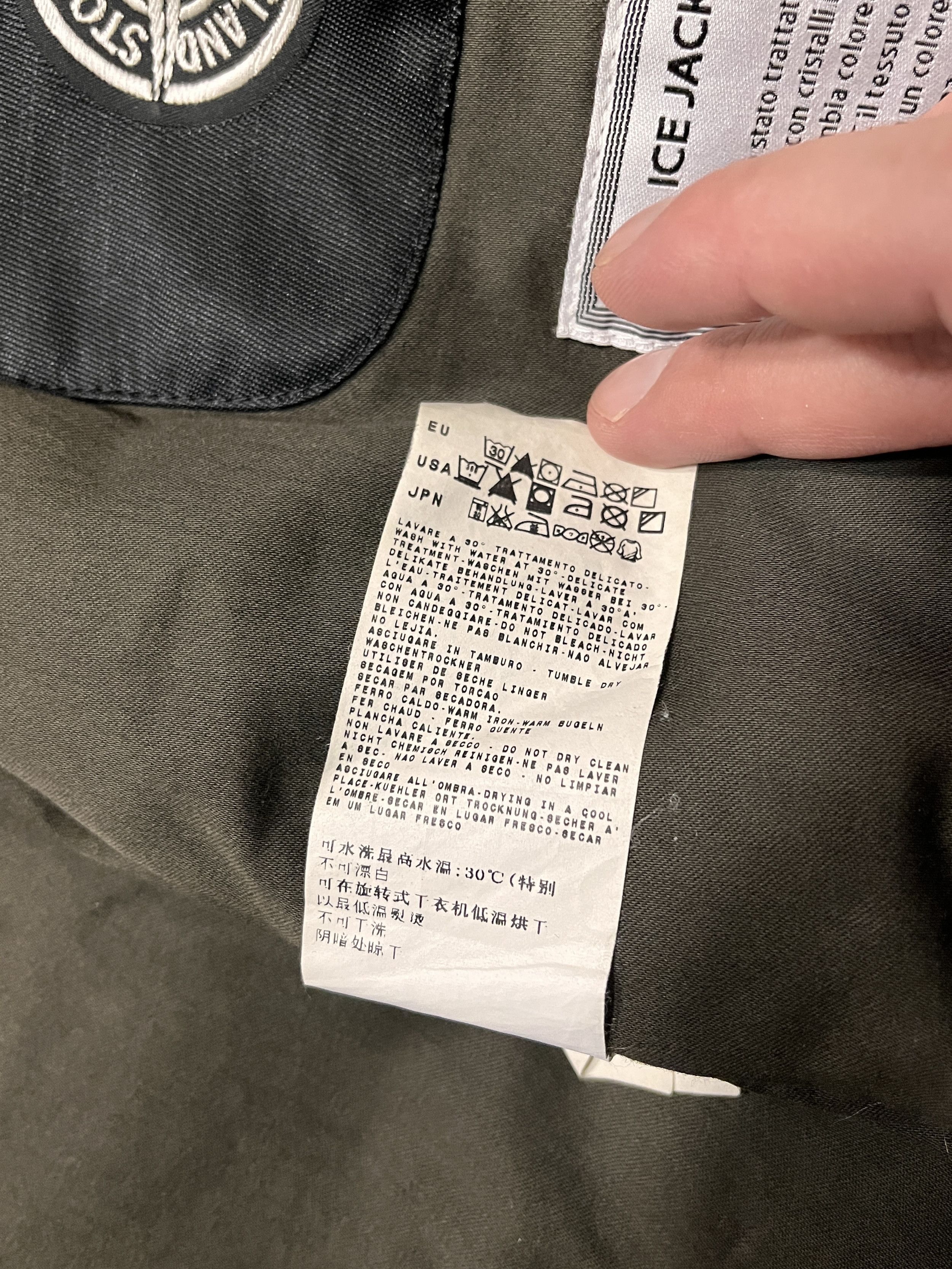 Stone Island × Vintage 2010 ARCHIVE STONE ISLAND NAVY GOOSE DOWN ICE JACKET Size US L / EU 52-54 / 3 - 19 Thumbnail