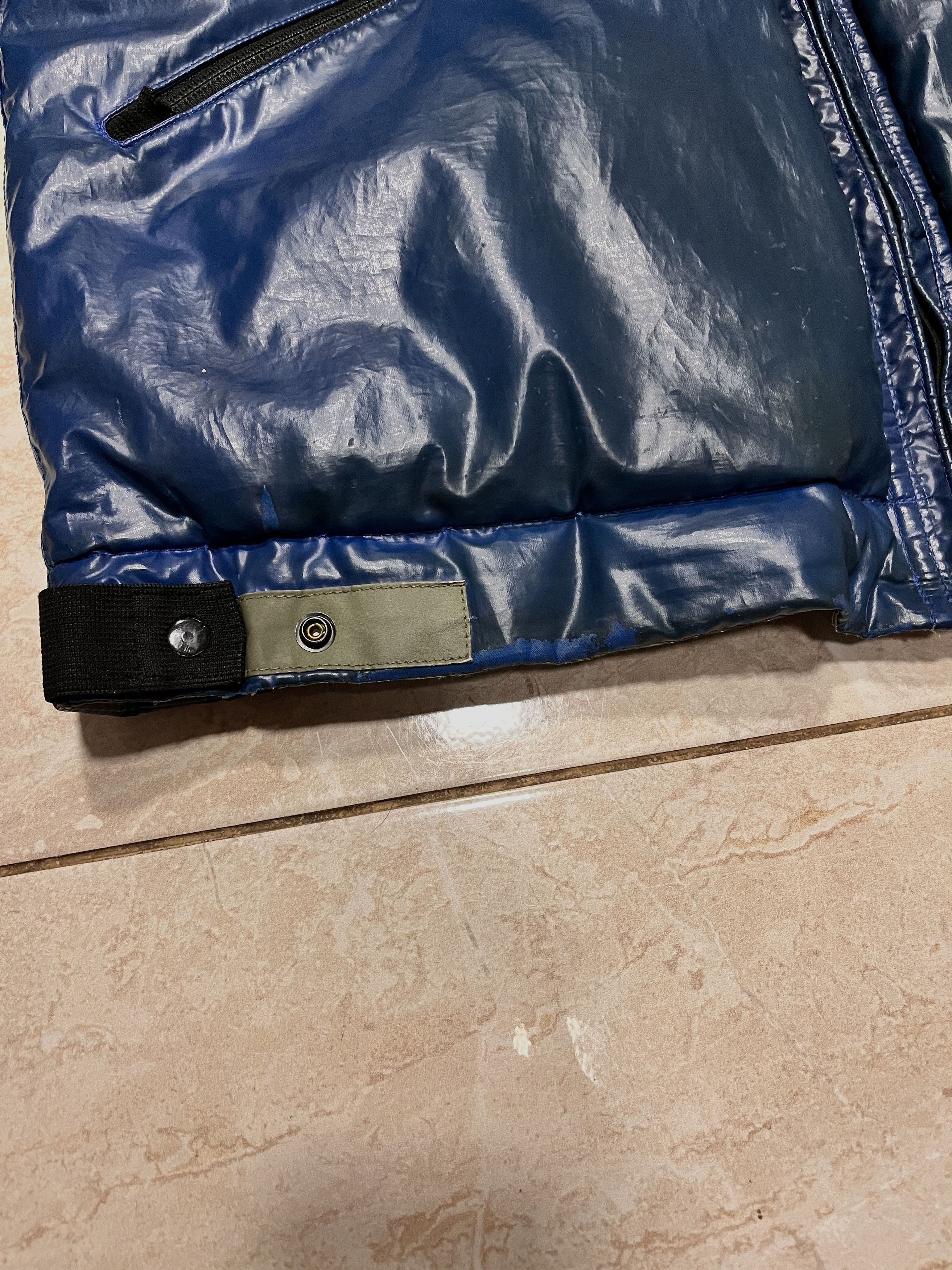 Stone Island × Vintage 2010 ARCHIVE STONE ISLAND NAVY GOOSE DOWN ICE JACKET Size US L / EU 52-54 / 3 - 14 Thumbnail