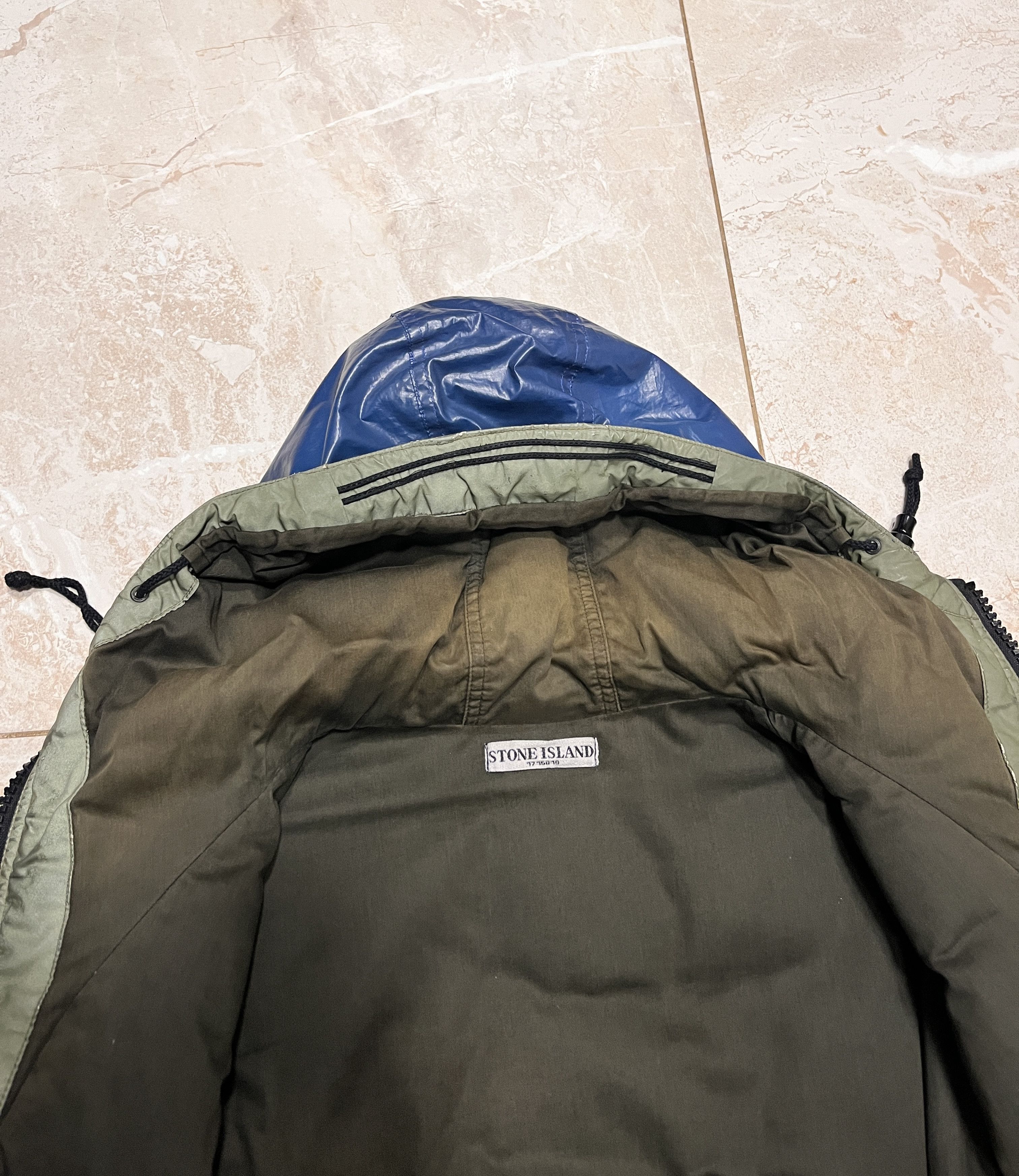 Stone Island × Vintage 2010 ARCHIVE STONE ISLAND NAVY GOOSE DOWN ICE JACKET Size US L / EU 52-54 / 3 - 6 Thumbnail