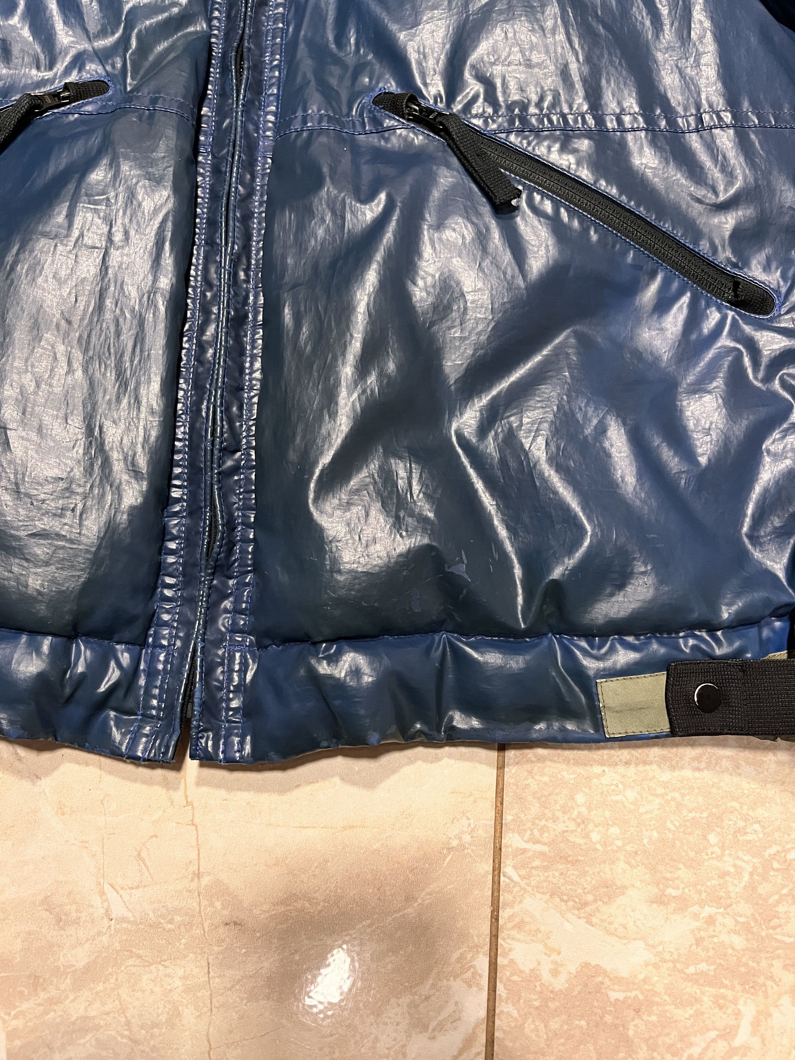 Stone Island × Vintage 2010 ARCHIVE STONE ISLAND NAVY GOOSE DOWN ICE JACKET Size US L / EU 52-54 / 3 - 13 Thumbnail