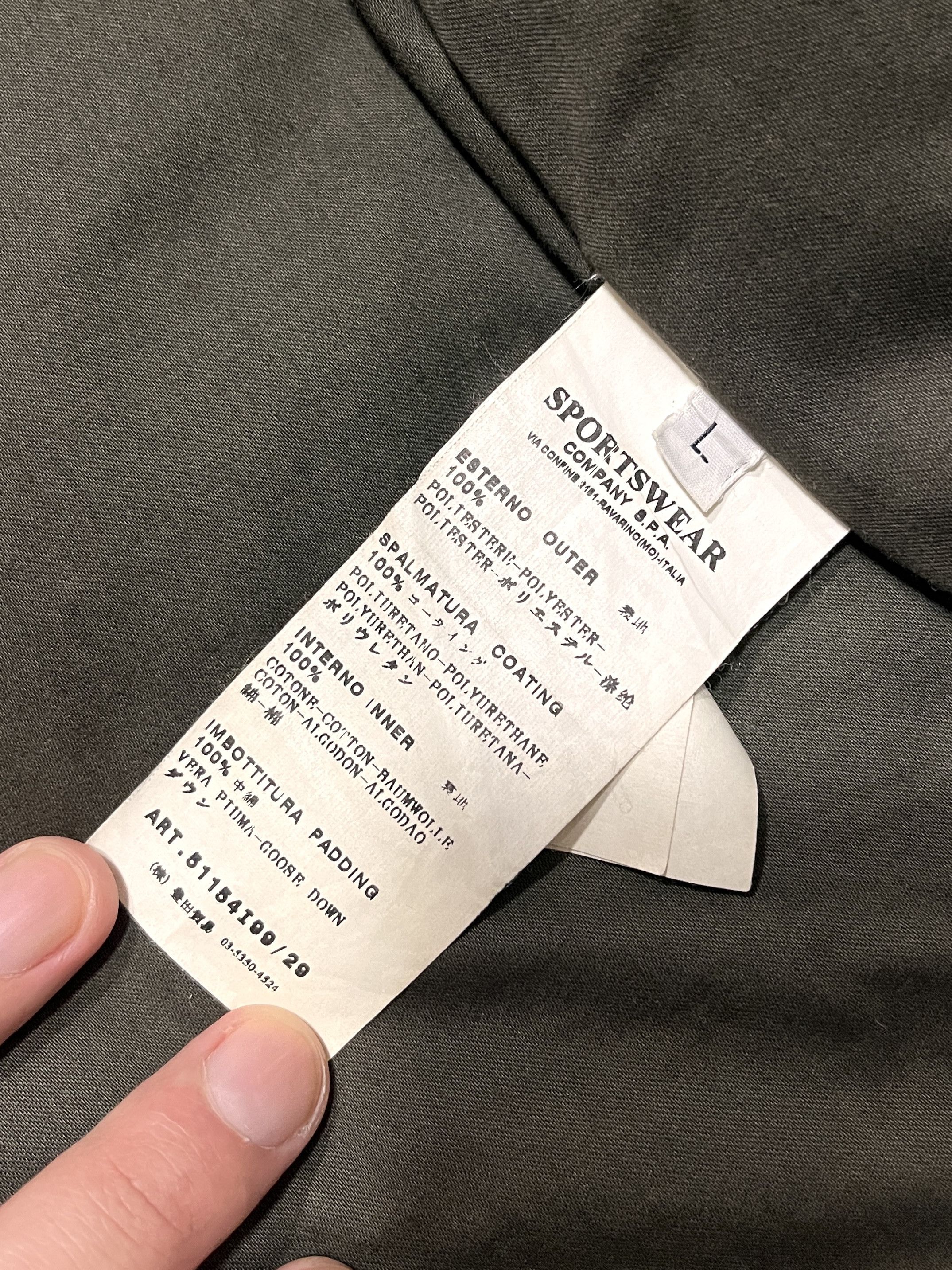 Stone Island × Vintage 2010 ARCHIVE STONE ISLAND NAVY GOOSE DOWN ICE JACKET Size US L / EU 52-54 / 3 - 17 Thumbnail