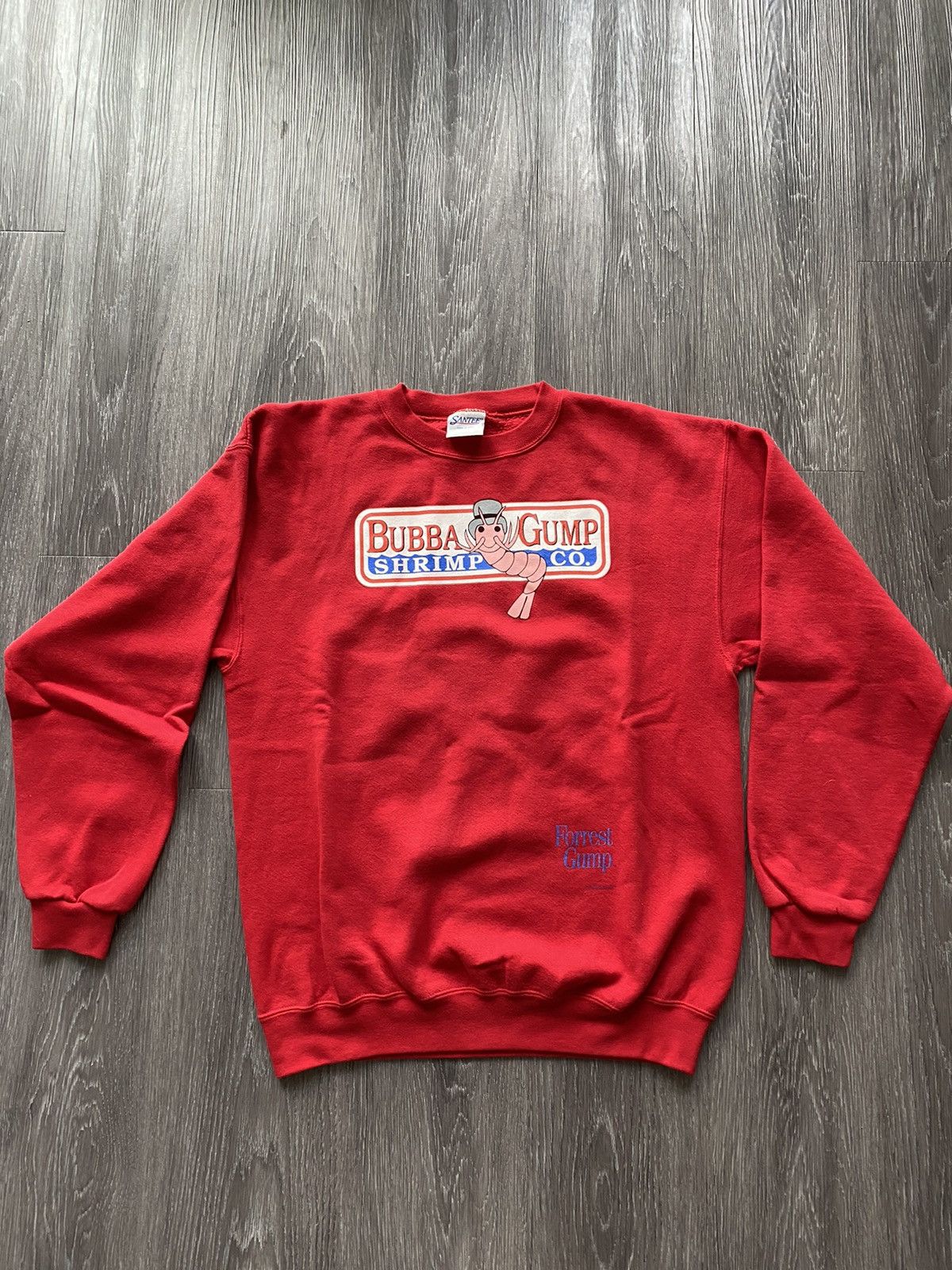 Vintage Vintage Bubba Gump Forrest Gump Red Sweatshirt Made in USA Size US L / EU 52-54 / 3 - 2 Thumbnail
