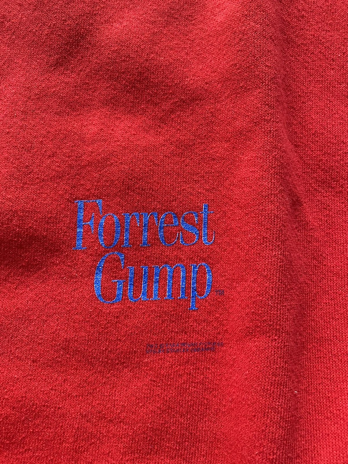 Vintage Vintage Bubba Gump Forrest Gump Red Sweatshirt Made in USA Size US L / EU 52-54 / 3 - 4 Thumbnail