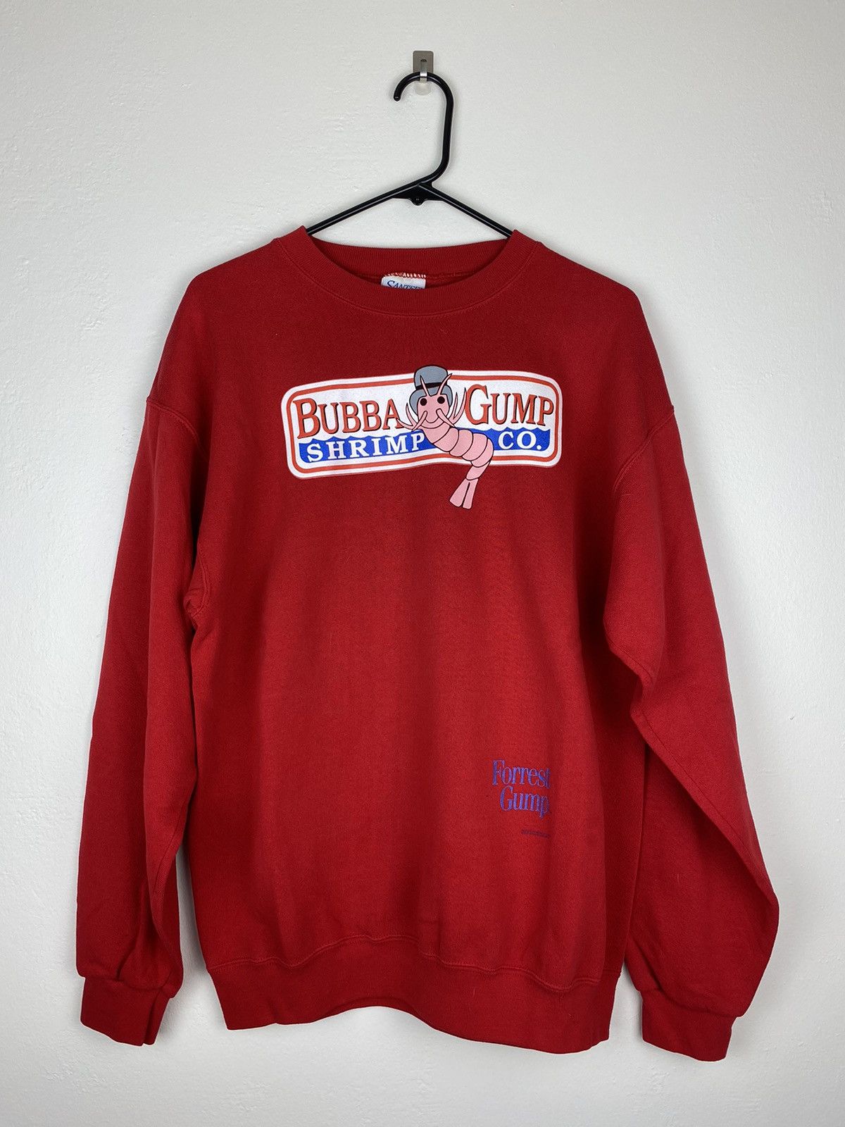 Vintage Vintage Bubba Gump Forrest Gump Red Sweatshirt Made in USA Size US L / EU 52-54 / 3 - 1 Thumbnail