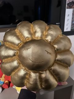 Takashi Murakami: Flower Cushion (Gold/Silver)