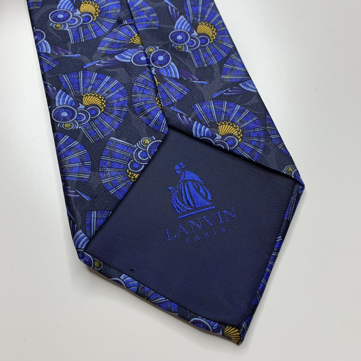 Lanvin Luxury Tie Vintage LANVIN PARIS Size ONE SIZE - 8 Thumbnail