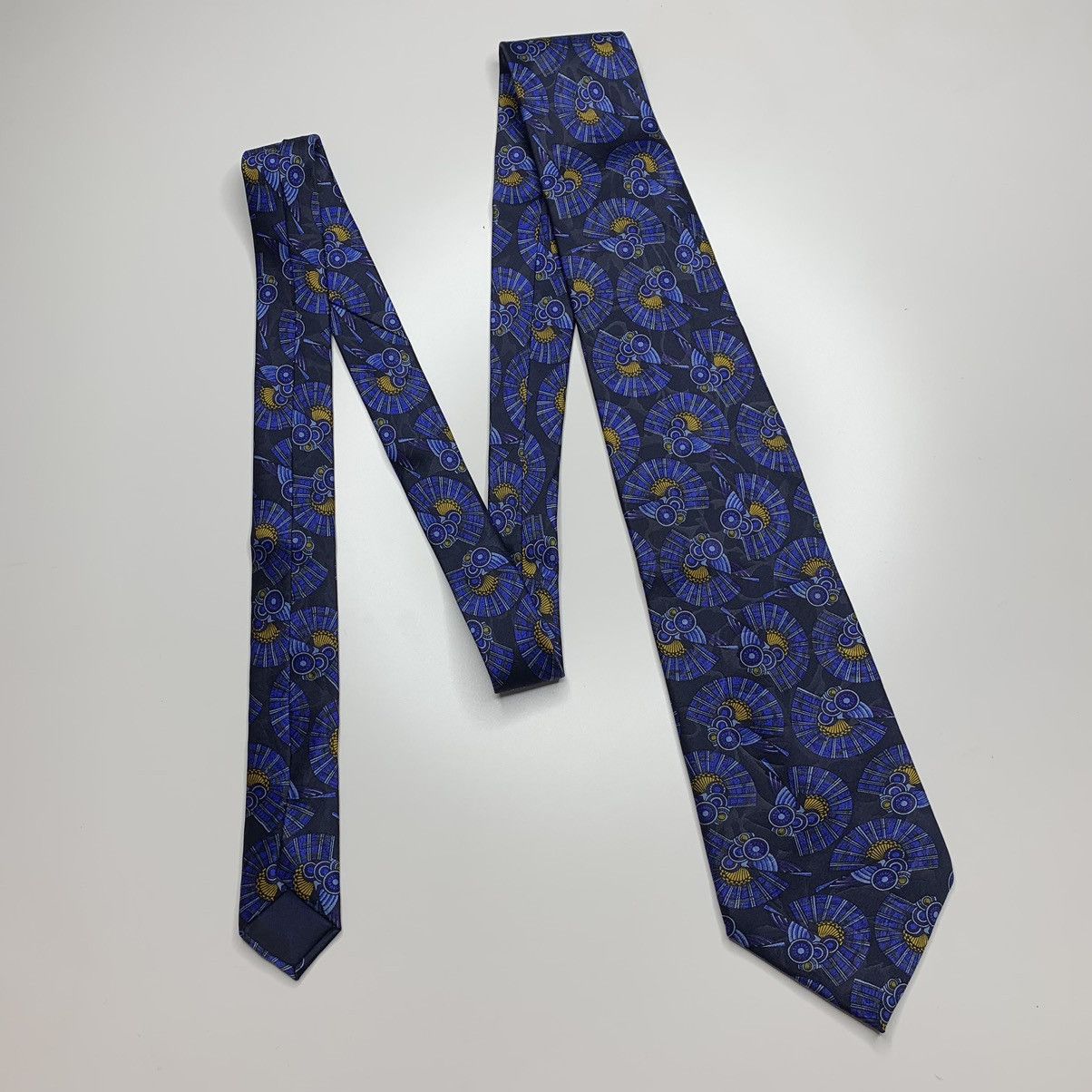 Lanvin Luxury Tie Vintage LANVIN PARIS Size ONE SIZE - 4 Thumbnail