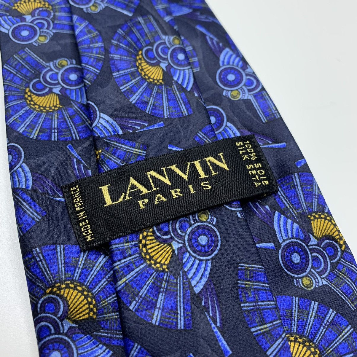 Lanvin Luxury Tie Vintage LANVIN PARIS Size ONE SIZE - 7 Thumbnail