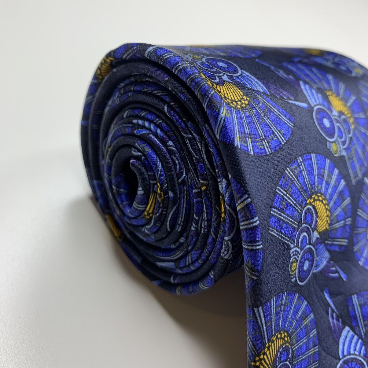Lanvin Luxury Tie Vintage LANVIN PARIS Size ONE SIZE - 3 Thumbnail