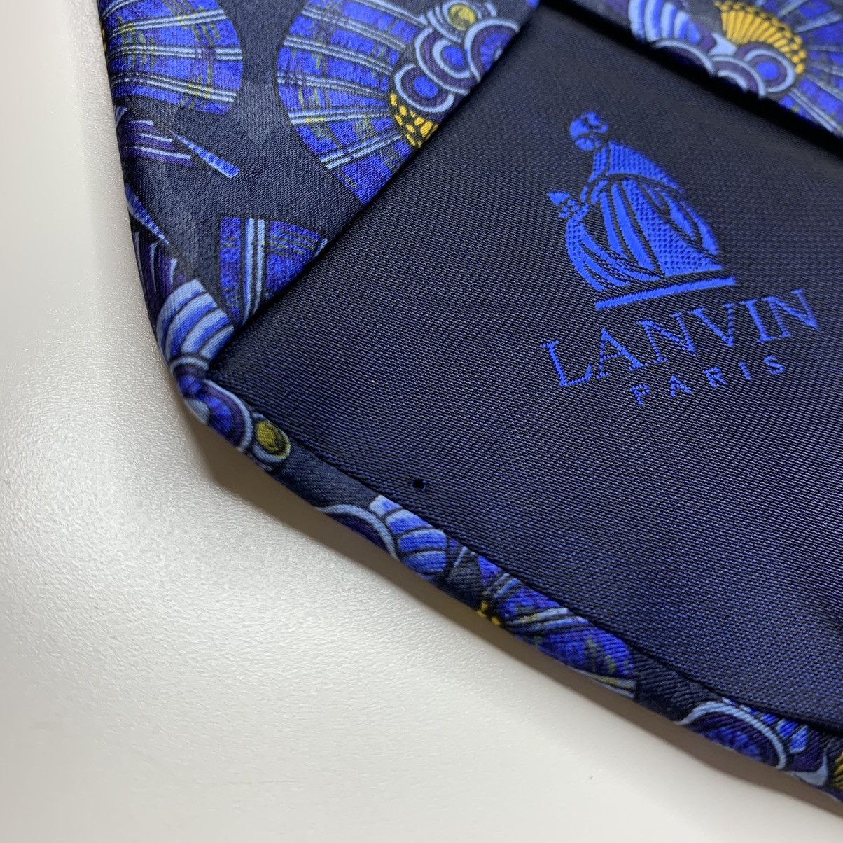 Lanvin Luxury Tie Vintage LANVIN PARIS Size ONE SIZE - 9 Thumbnail