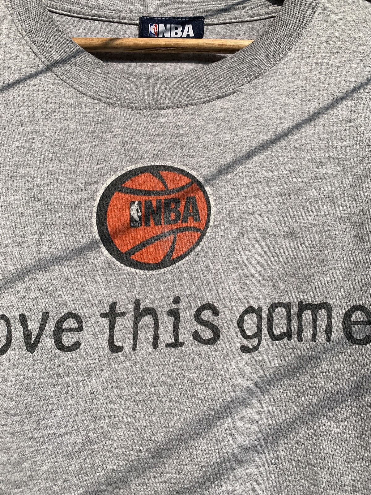 NBA 90s Vintage I Love This Game NBA Grey T-Shirt Size US XL / EU 56 / 4 - 5 Thumbnail