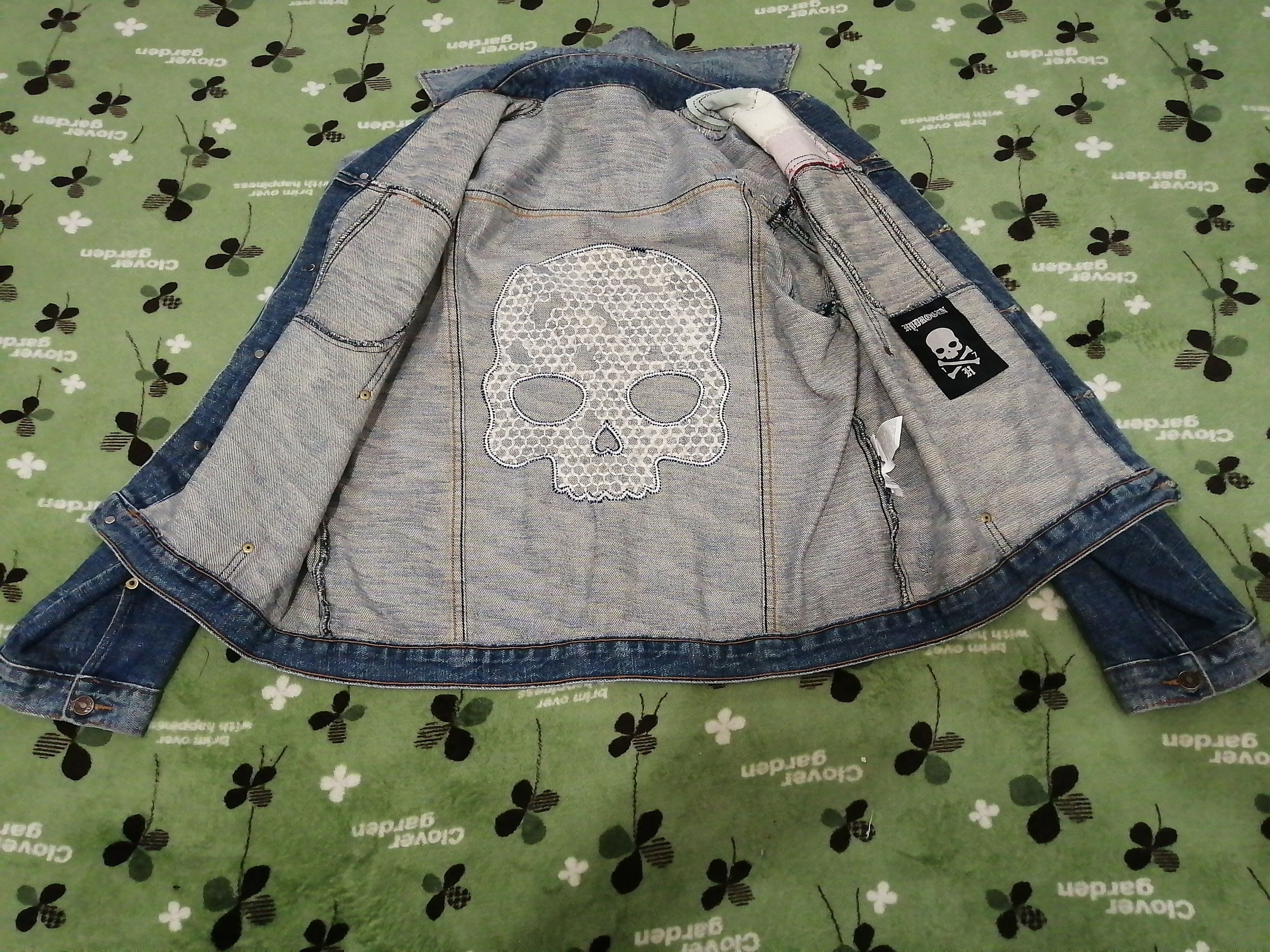 HYDROGEN Hydrogen Italy Flag Patchwork & Skull Embroidery Size US L / EU 52-54 / 3 - 15 Thumbnail