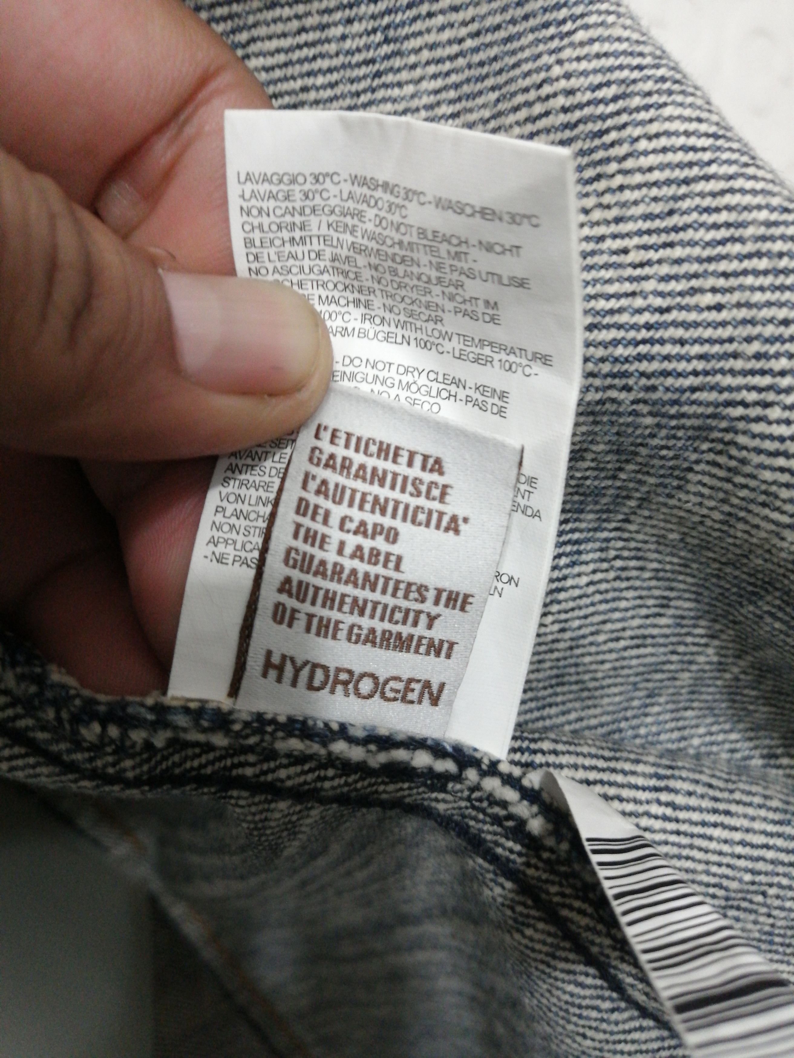 HYDROGEN Hydrogen Italy Flag Patchwork & Skull Embroidery Size US L / EU 52-54 / 3 - 14 Thumbnail