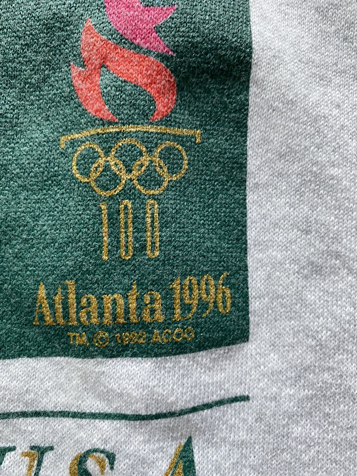 USA Olympics Vintage 1996 Olympic Games Atlanta Georgia Sweatshirt 1992 Size US L / EU 52-54 / 3 - 3 Thumbnail