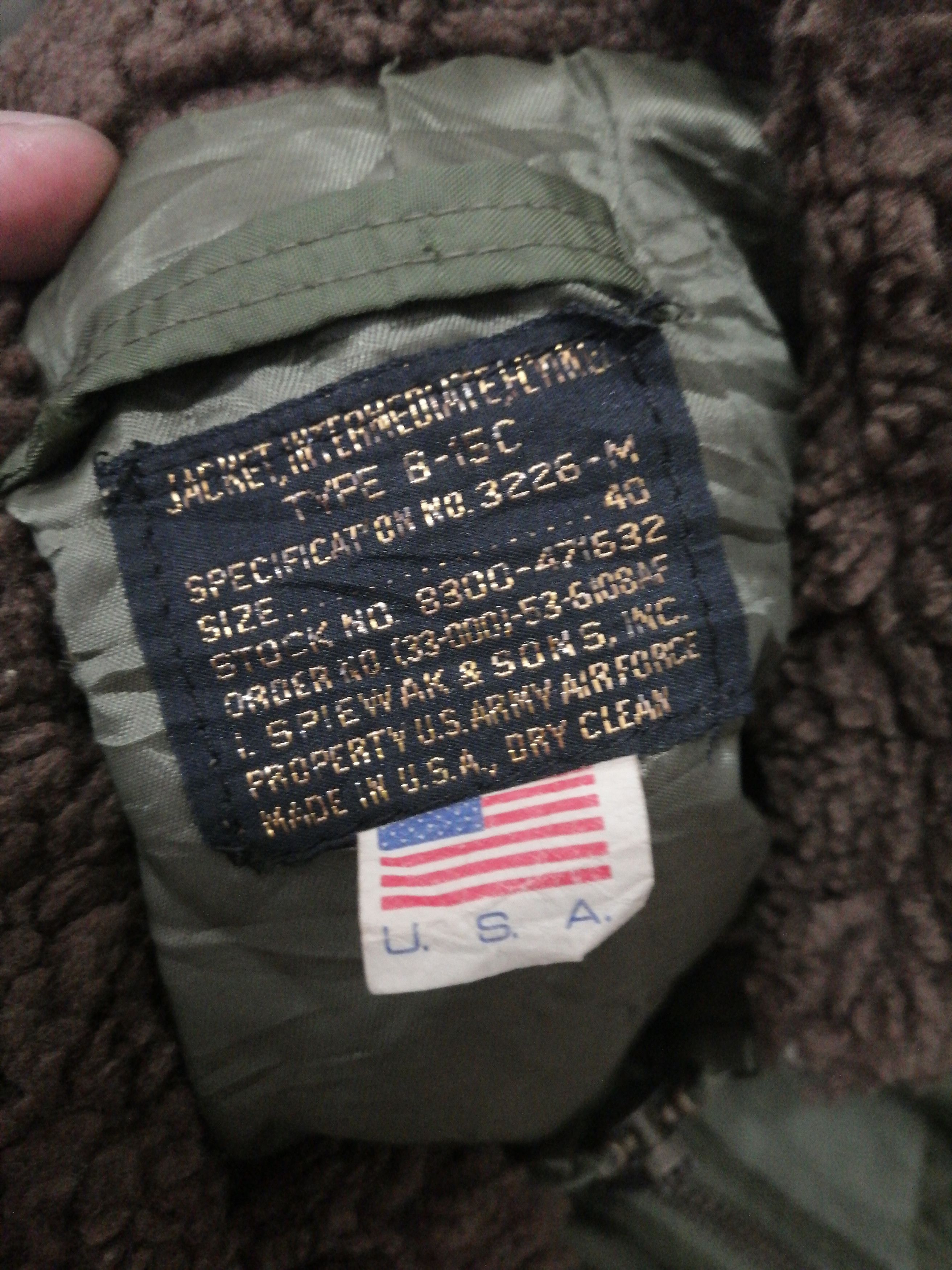 Other 💥Fast sale 💥Flight Jacket Type B15C Size US M / EU 48-50 / 2 - 15 Thumbnail