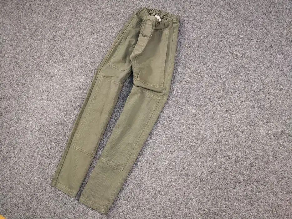 Japanese Brand Vintage Nico Nico Japan Green Double Knee Pants Size US 30 / EU 46 - 2 Thumbnail