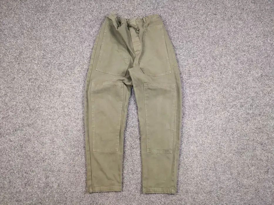 Japanese Brand Vintage Nico Nico Japan Green Double Knee Pants Size US 30 / EU 46 - 5 Thumbnail