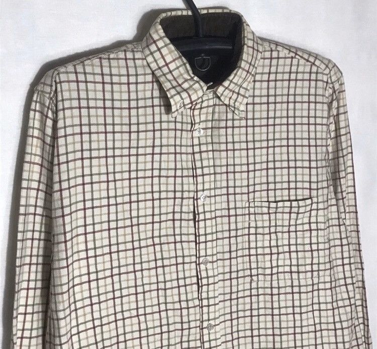 Vintage Y2K Purple and Black OshKosh Plaid Flannel Shirt M main image 1