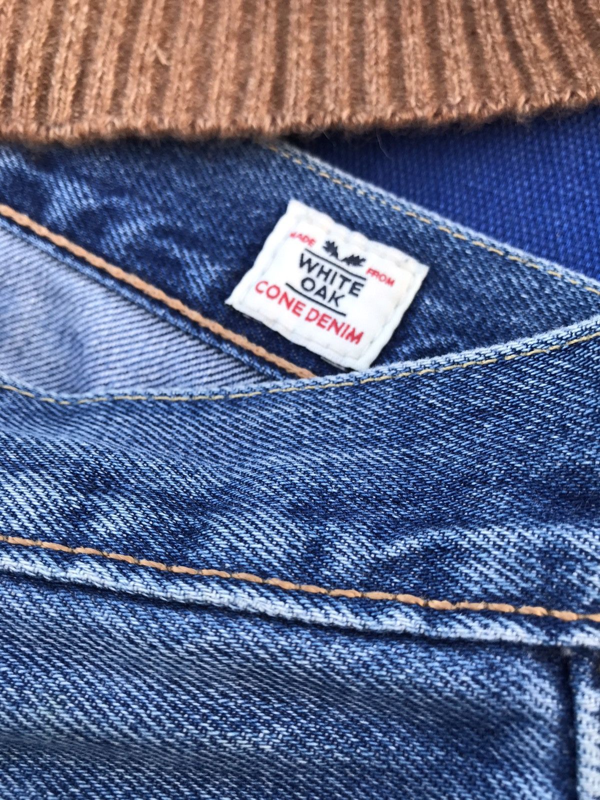 SELVEDGE LEVI's white oak cone mills denim 511 jeans