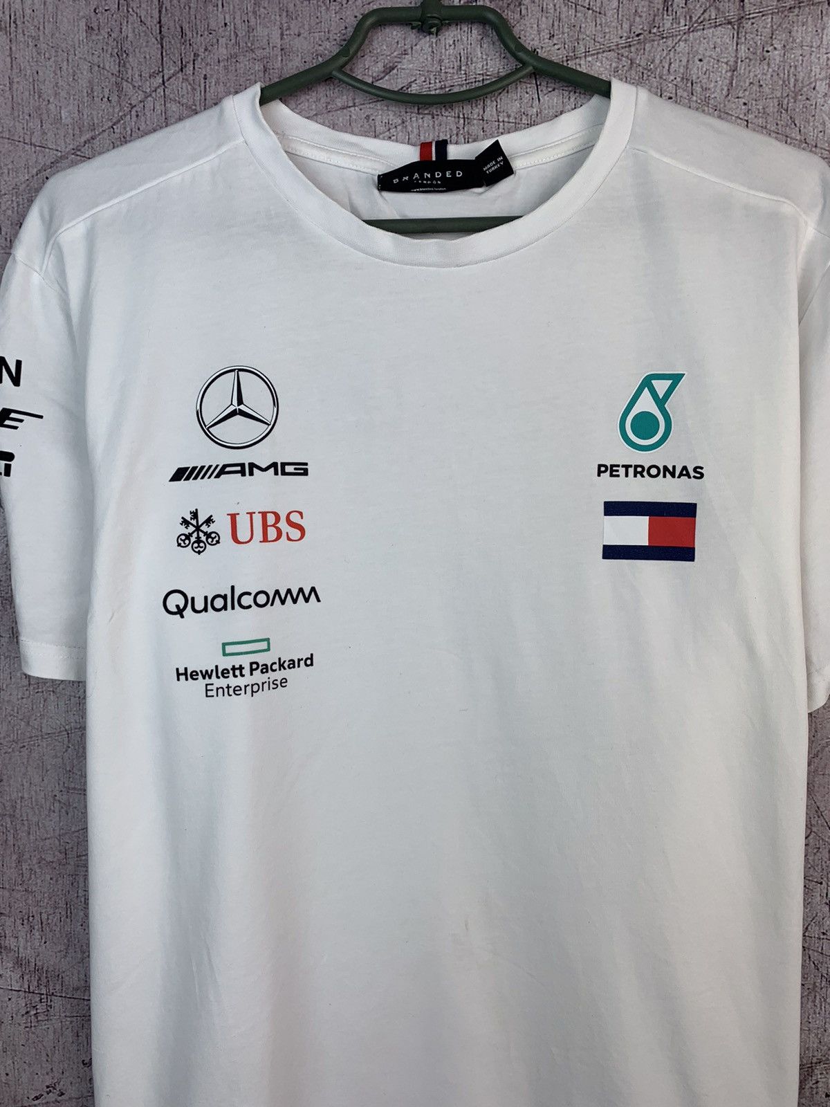 Formula 1 × Mercedes-Benz Mercedes Benz Amg Tommy Hilfiger Petronas Team T shirt Size US XXL / EU 58 / 5 - 6 Thumbnail