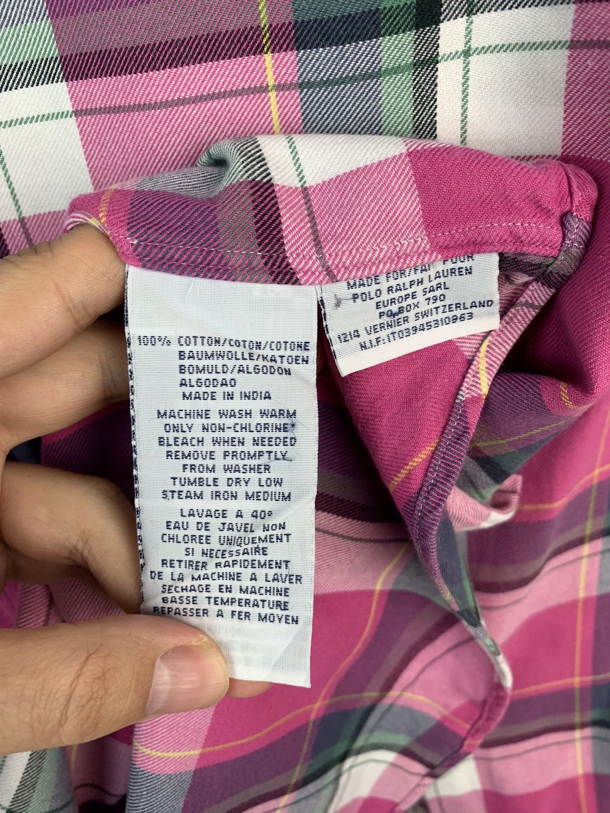 Polo Ralph Lauren Vintage Polo Raplh Lauren Plaid Shirt Size US L / EU 52-54 / 3 - 6 Thumbnail
