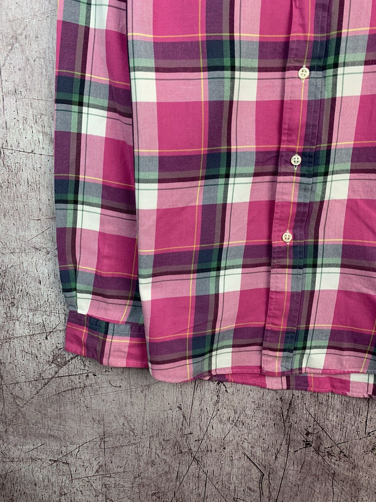 Polo Ralph Lauren Vintage Polo Raplh Lauren Plaid Shirt Size US L / EU 52-54 / 3 - 3 Thumbnail