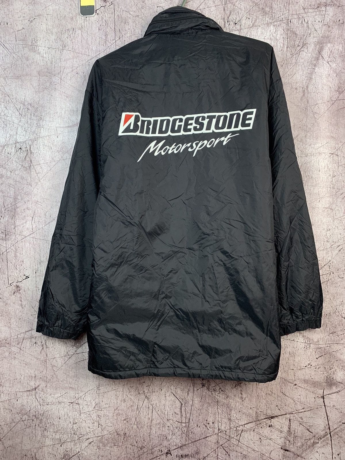 Vintage Vintage Bridgestone Motorsports Jacket Size US XL / EU 56 / 4 - 2 Thumbnail