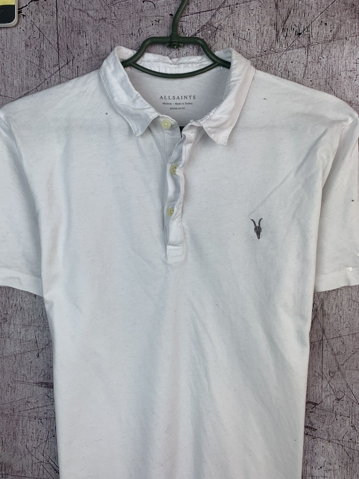 Allsaints Allsaints Mens Brace Short Sleeve Polo Size US M / EU 48-50 / 2 - 2 Thumbnail